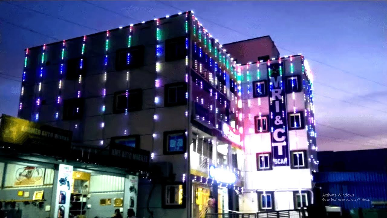 Diwali BUILDING LIGHTING DECORATION (T1000s Parallel Connection) ||FOR PROGRAM 8208929320||