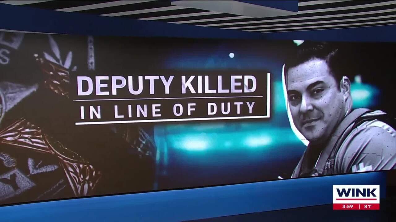 Deputies clear scene where colleague was killed in the line of duty