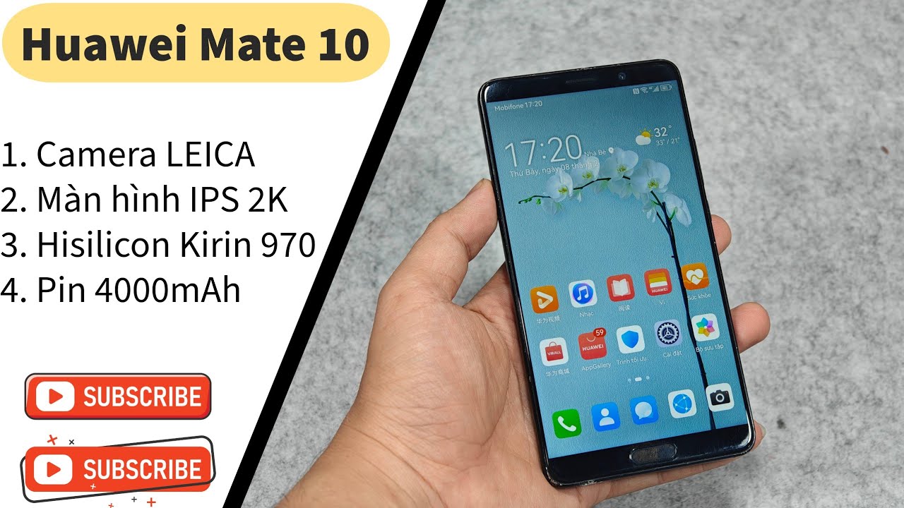 Review Huawei Mate 10 | Chỉ còn 1triệu1 có  Màn hình IPS 2K, Camera đẹp, HarmonyOS 3.0