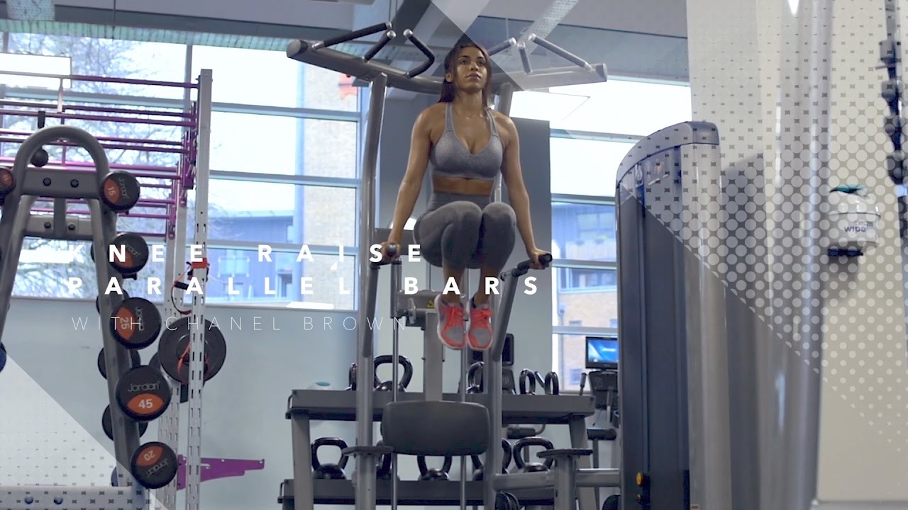 Knee Raise Parallel Bars | Chanel Coco Brown