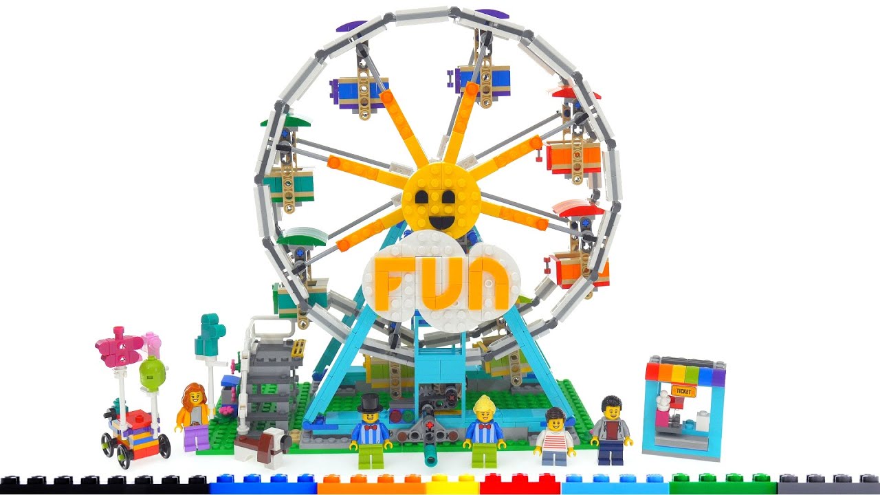Обзор набора LEGO Creator «Колесо обозрения 3-в-1» 31119! Уменьшенный размер, плавная работа, иде...