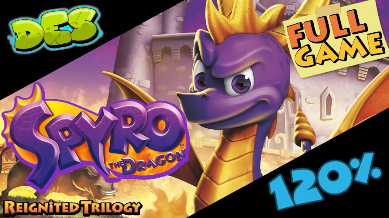 SPYRO THE DRAGON (Reignited) - FULL GAME - 120% PC