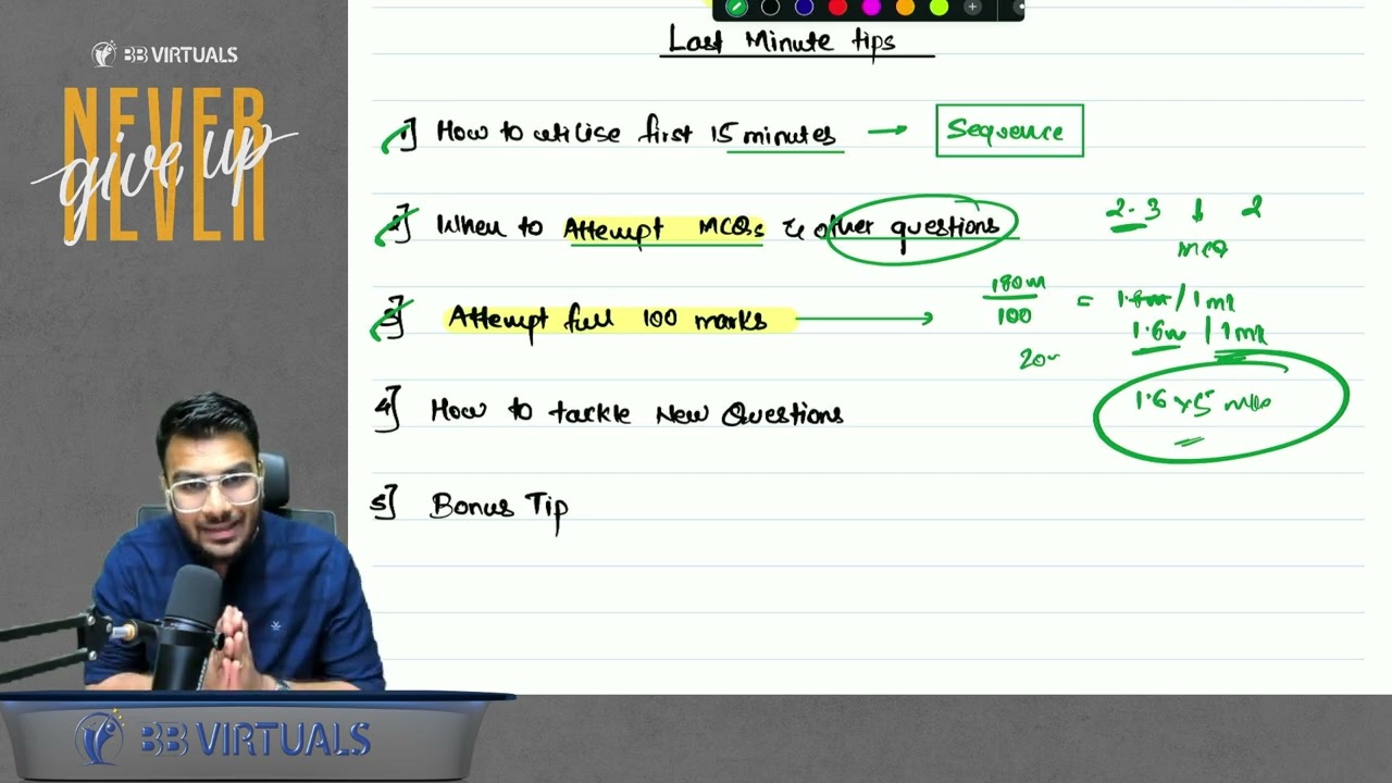 Advanced Accounts - LAST MINUTE TIPS Before Exam | CA Inter Jan'25 Exams | CA Aakash Kandoi