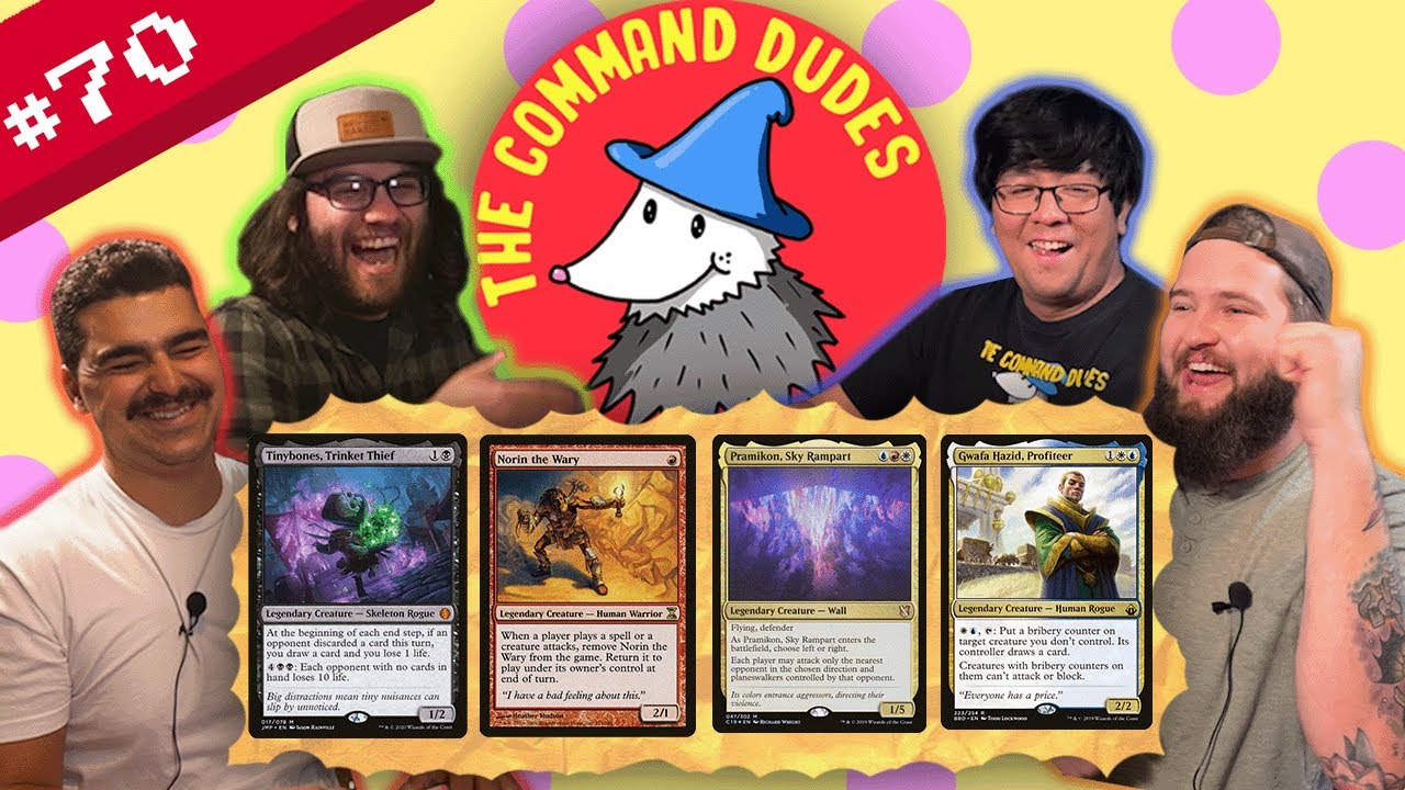 Tinybones vs. Norin vs. Pramikon vs. Gwafa | The Command Dudes #70 | MTG EDH gameplay
