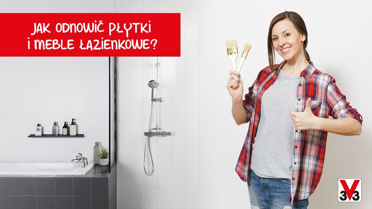 Farby renowacyjne V33 - Jak odnowić płytki i meble łazienkowe