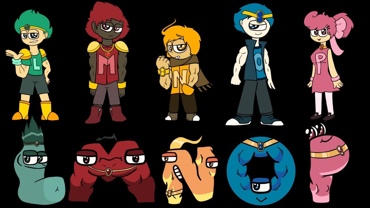 Alphabet Lore Humanized / Alphabet Lore Real Life Transform Animation (L M N O P with A B C F G I K)