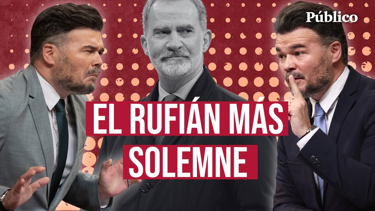 Del cara a cara con Mazón a las peleas con PP y Vox: las mejores intervenciones de Rufián en 2025