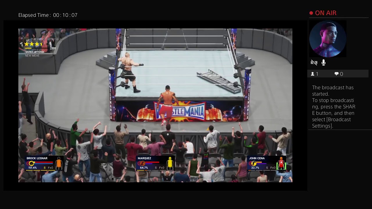 (lifelike-spider9's Live PS4)    Playing WWE2K19