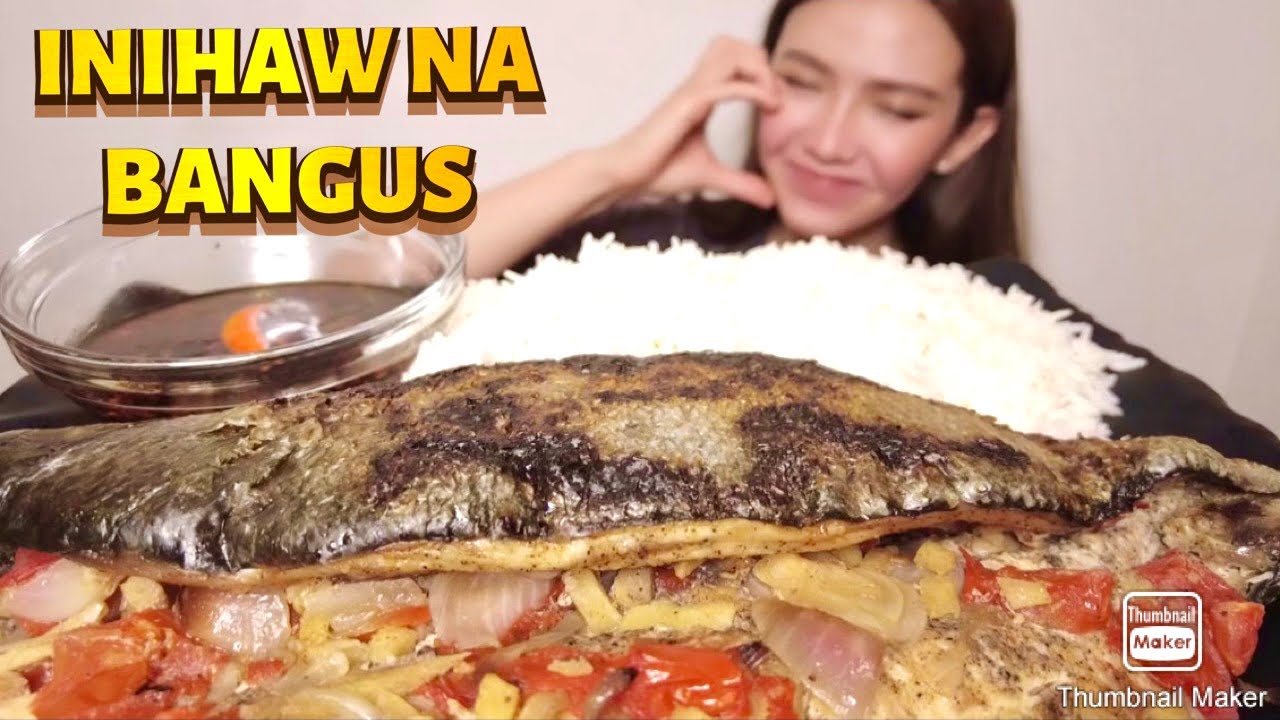 INIHAW NA BANGUS || PINOY LUNCH MUKBANG || Sini Valencia