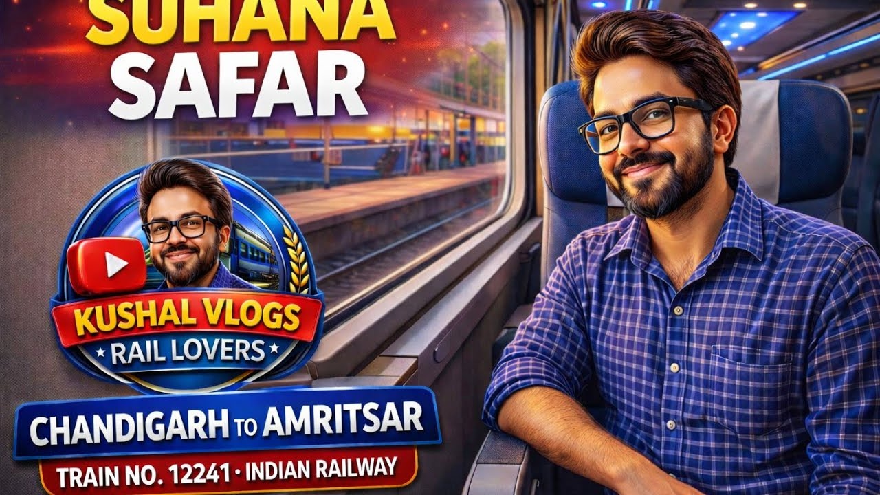 CHANDIGARH TO AMRITSAR Train No. 12241 !! @Full Journey !! चंडीगढ़ से अमृतसर तक का पूरा सफर !!