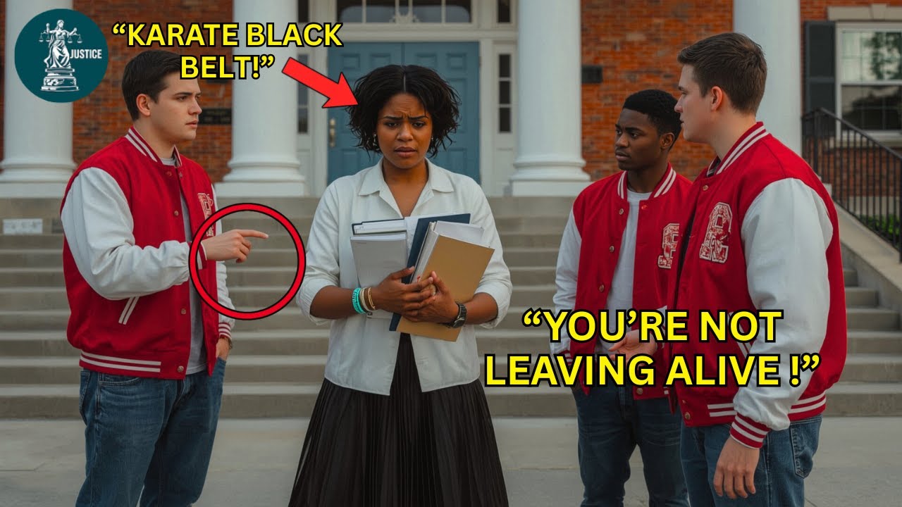 Bullies Threaten The New Black Teacher, Unaware She Is Karate Black Belt