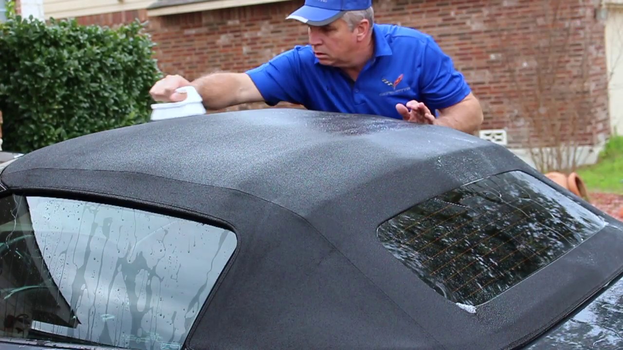 Convertible Top Treatment on C7 Corvette