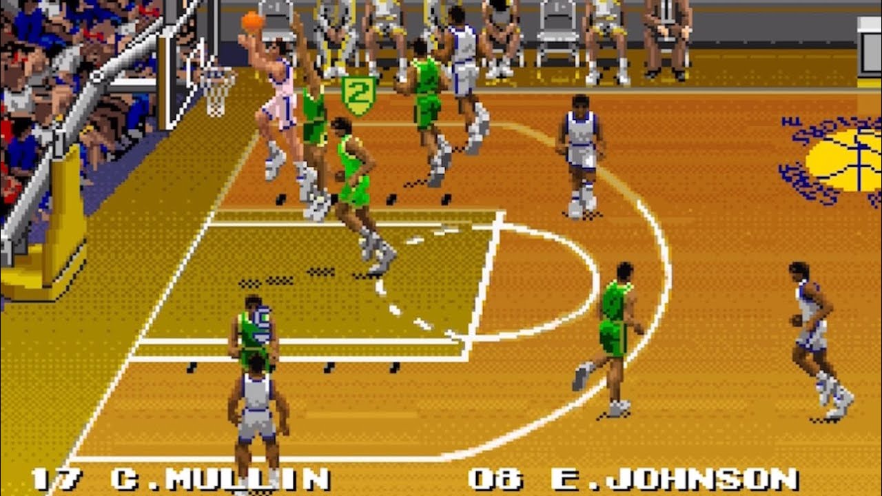 NBA CPU Game: Warriors vs. SuperSonics | Tecmo Super NBA Basketball (SNES) | Summer 2025