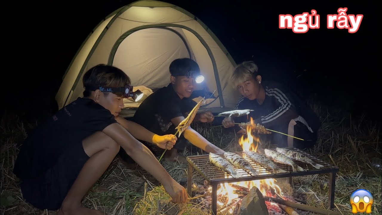 Y ĐIÊU CÙNG TEAM NGỦ RẪY CẮM CÂU | 