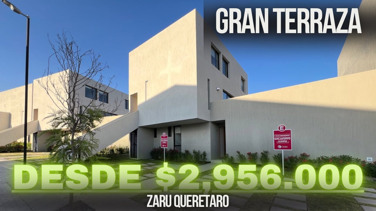 TOWNHOUSE de 2 NIVELES con GRAN TERRAZA en Querétaro 2 amplias habitaciones y ÁREA DE TV. Amenidades
