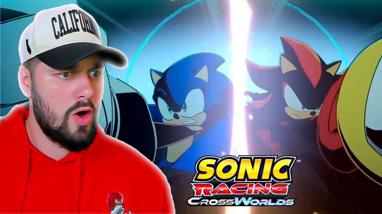 Sonic Racing Cross Worlds НОВАЯ анимация — ЭТО ОГОНЬ!