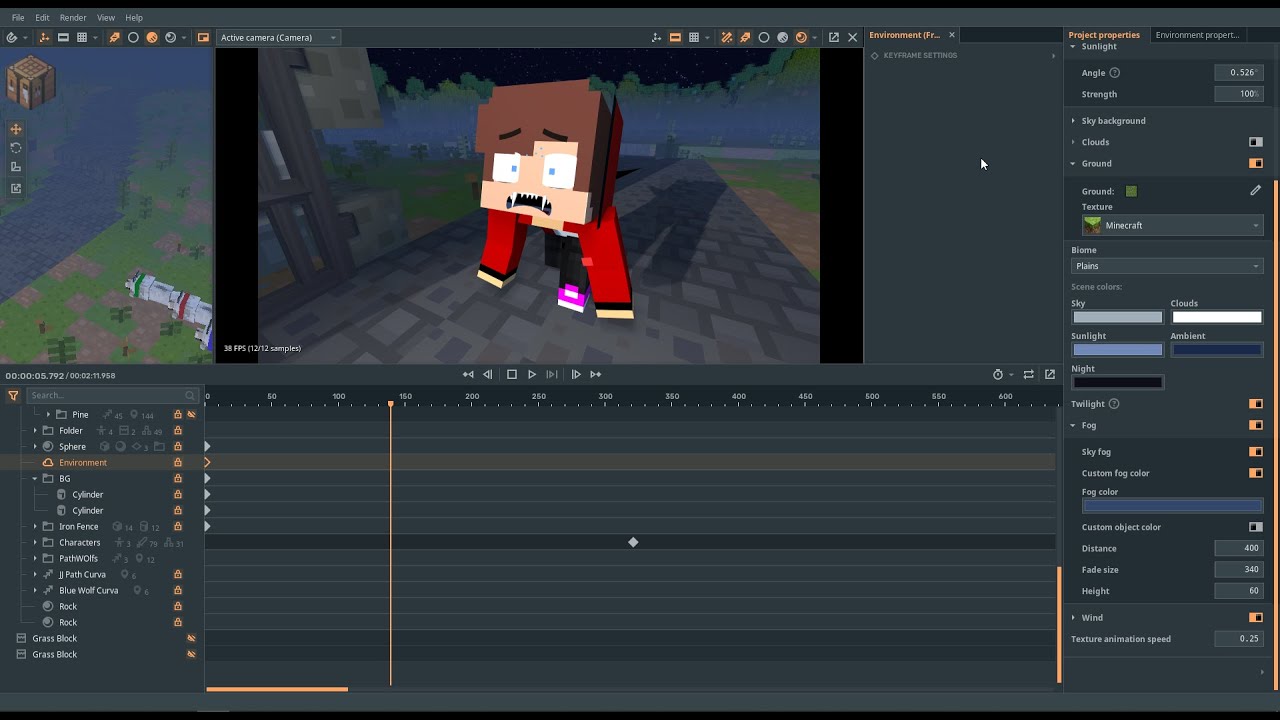 Making Minecraft animations in Mine Imator #mineimatortutorial
