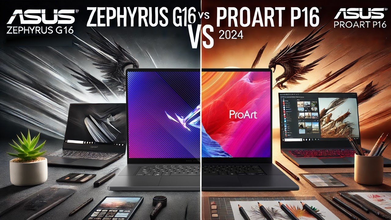 Asus Zephyrus G16 vs Asus ProArt P16 - spec review & comparison
