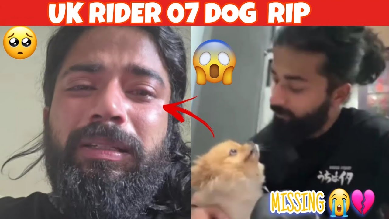 Uk RIDER 07 Anurag dobhal Dog dead 💔😭 #uk07rider #anuragdobhal #dog #viralvideo 