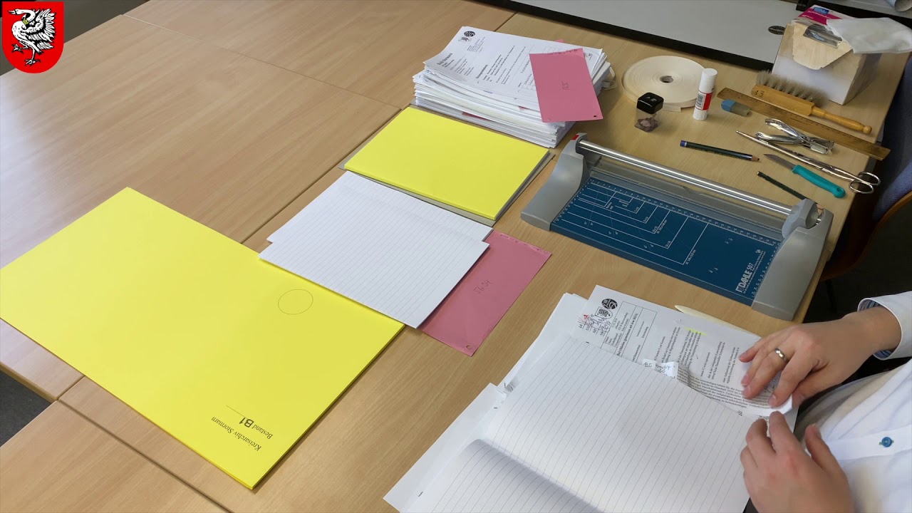 Verpacken von Archivakten