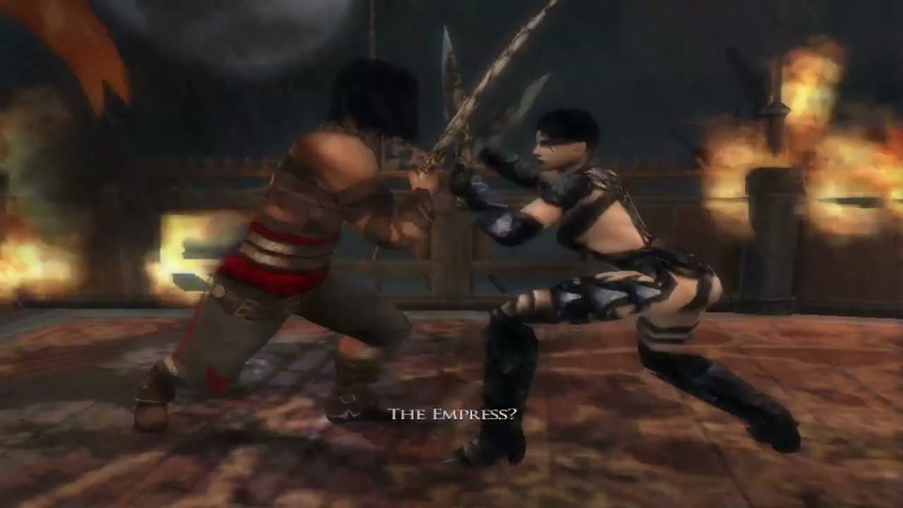 Prince of Persia: Warrior Within - Fighting Shadee (THE BOAT FIGHT) with Water Sword