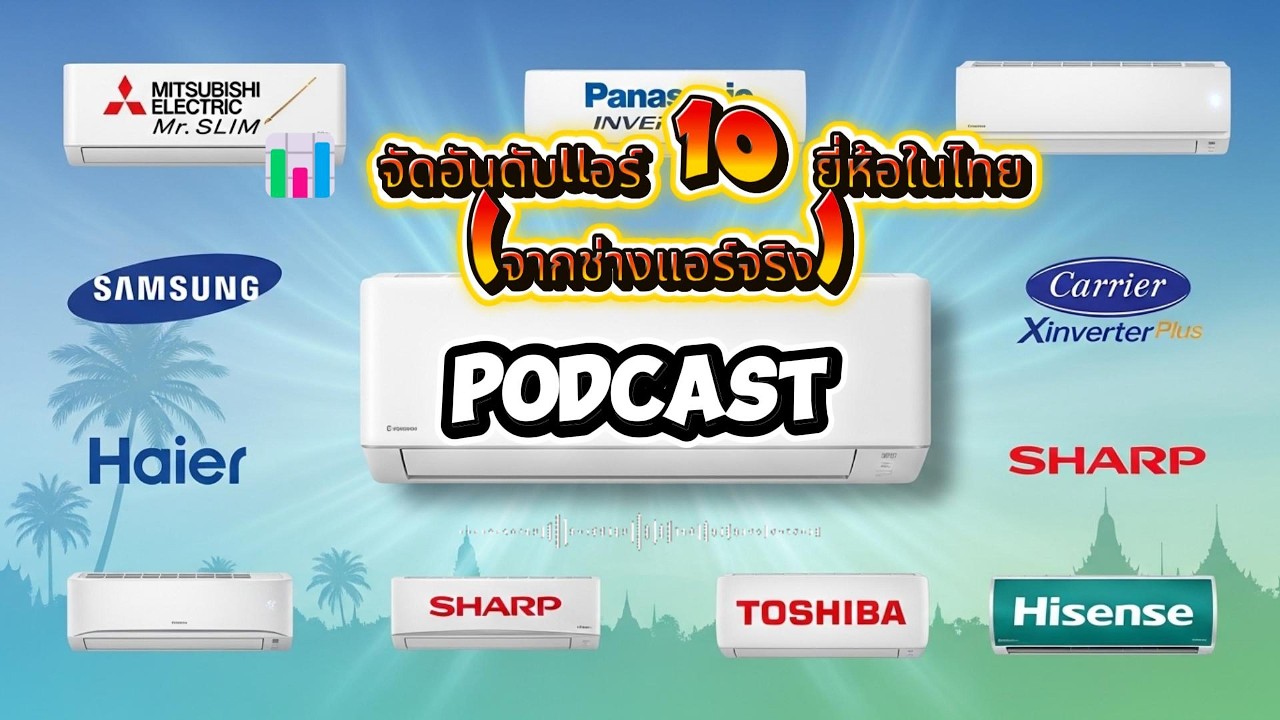 เครื่องปรับอากาศ ยอดนิยมในตลาดไทย