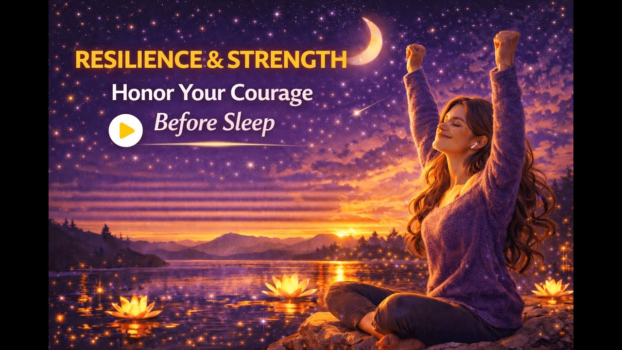 Evening Affirmations for RESILIENCE & STRENGTH | Honor Your Courage Before Sleep