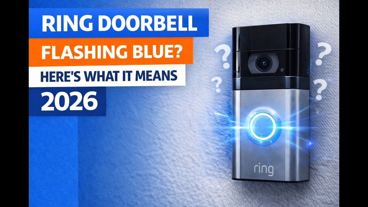Мигает синий дверной звонок Ring? Вот что это значит (2026)