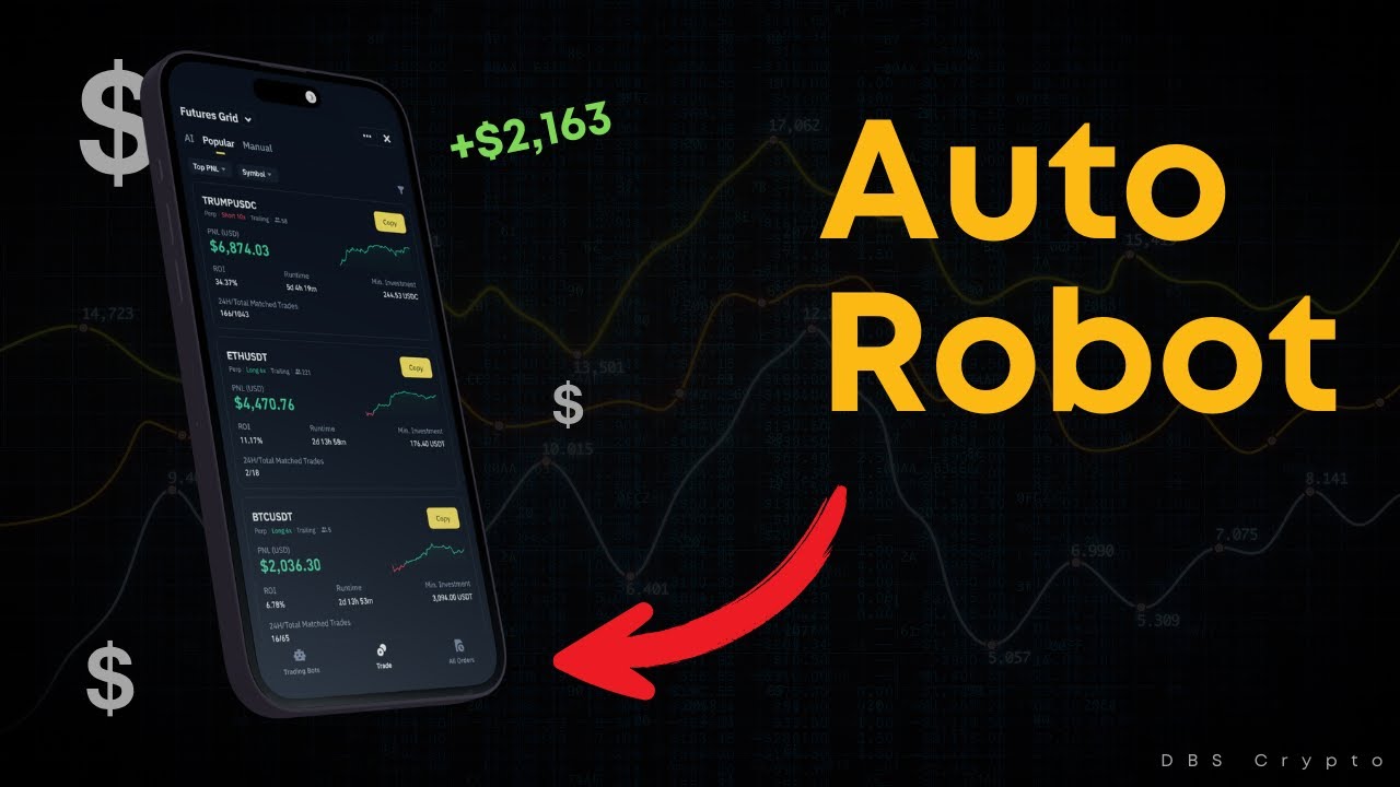 Futures Grid Bot တစ်ခု Binance မှာ ဖုန်းနဲ့ဆောက်ပြမယ် | DBS Crypto