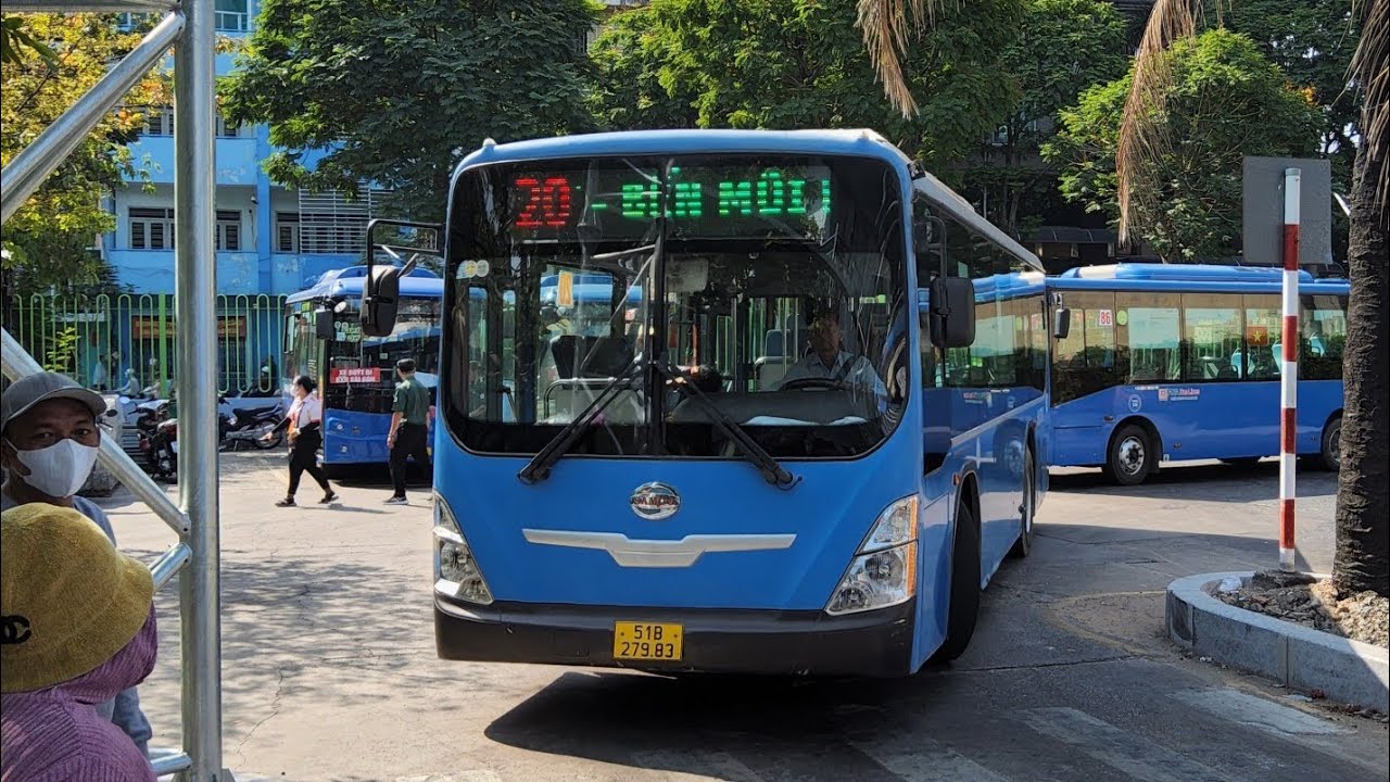 Review Lộ trình Lượt đi Tuyến 20: BXB Sài Gòn - Bến mũi Nhà Bè (Phà Bình Khánh)