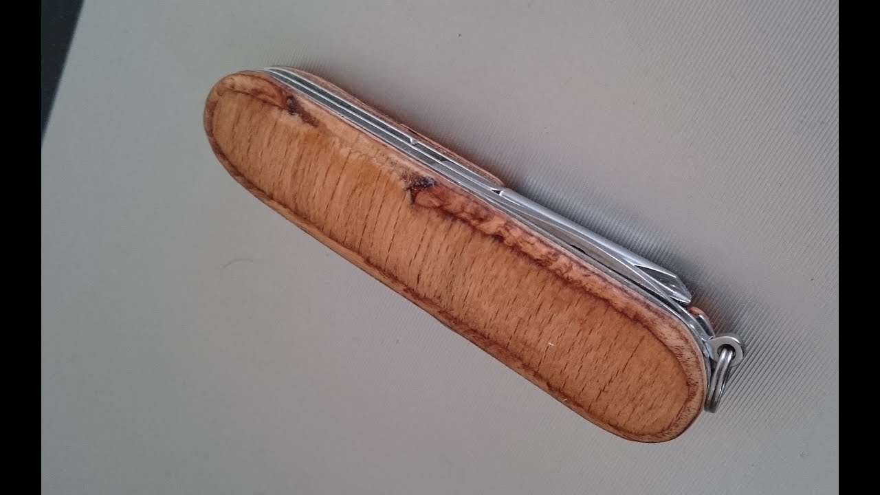 Making wooden scale for victorinox swiss army knife
