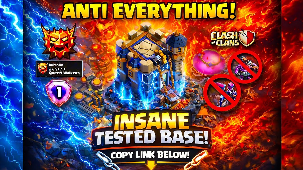 Best TH18 LEGEND BASE LINKS at +6400 Trophies in 2026 | Th18 War Bases | Clash of Clans Base Layouts