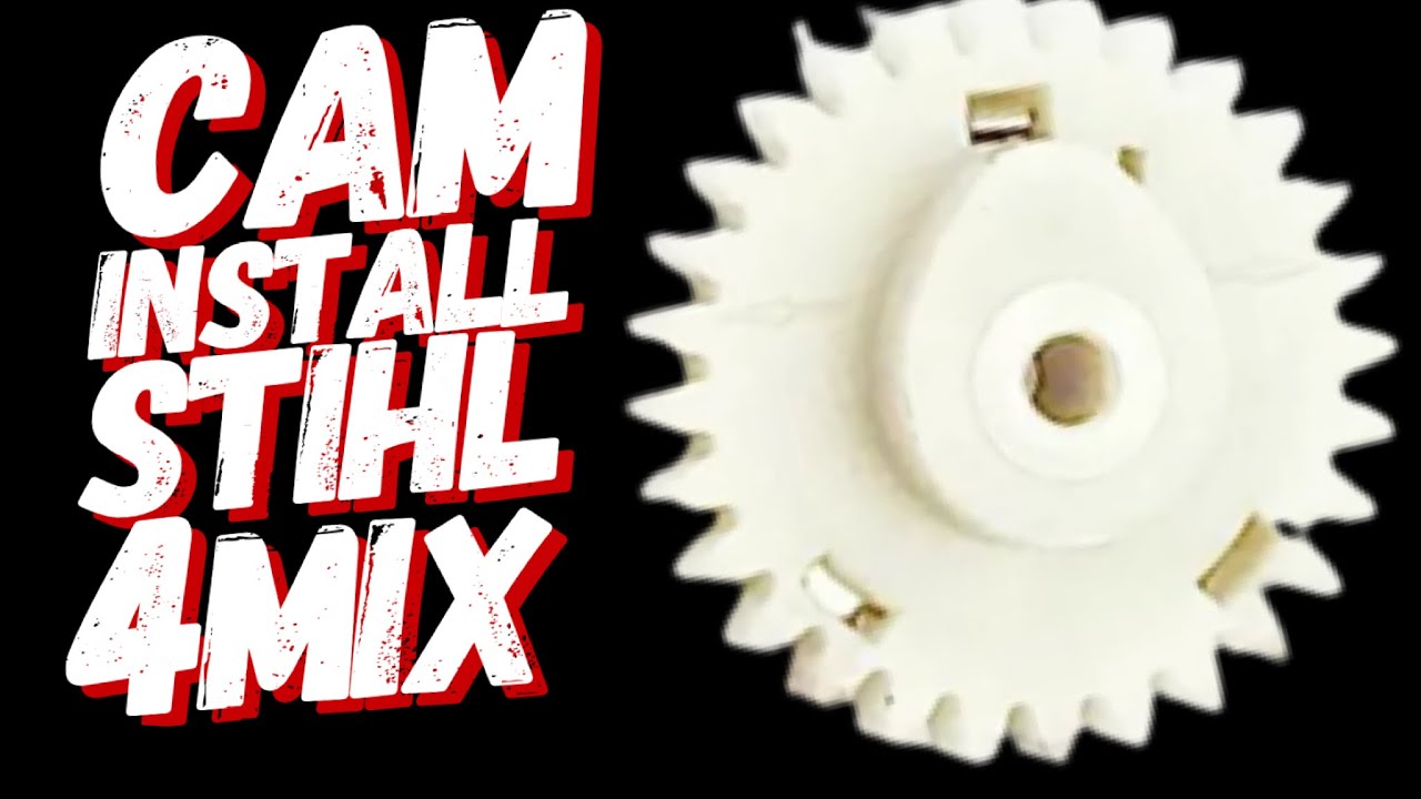 КАК УСТАНОВИТЬ РАСПРЕДЕЛИТЕЛЬНУЮ ШЕСТЕРНЮ В ДВИГАТЕЛЬ STIHL 4MIX