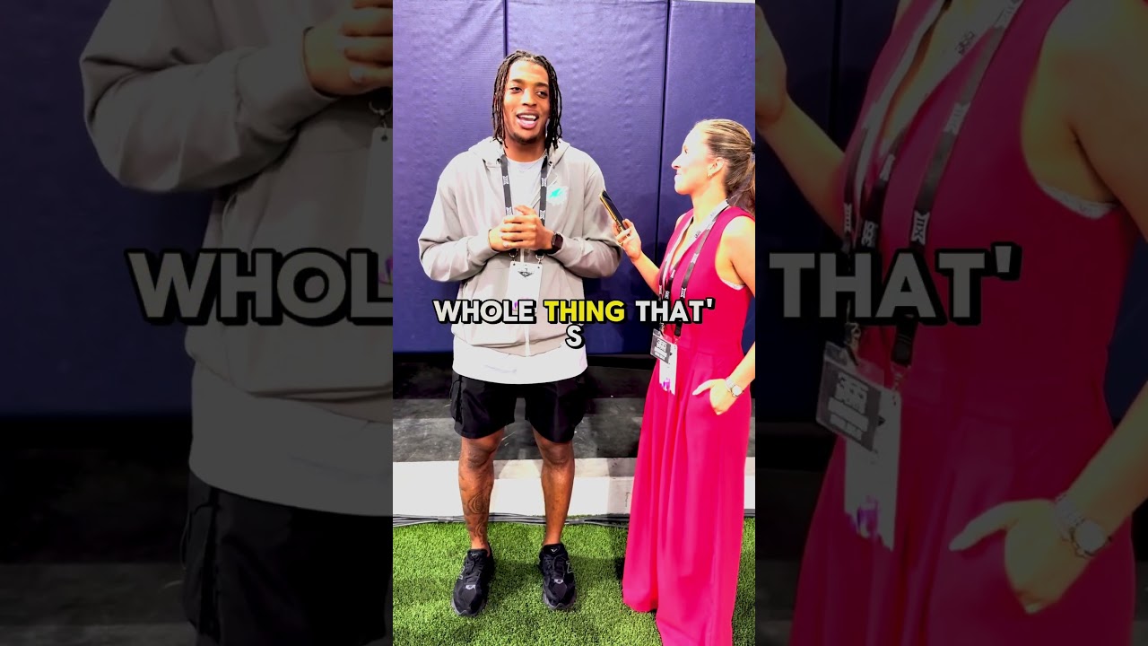 Ollie Gordon II Miami Dolphins Big 12 Media Day 