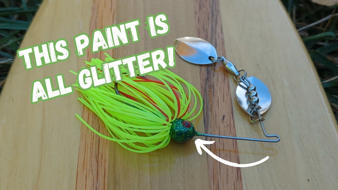Use Double Dazzle GLITTER Paints For Your Spinnerbaits!