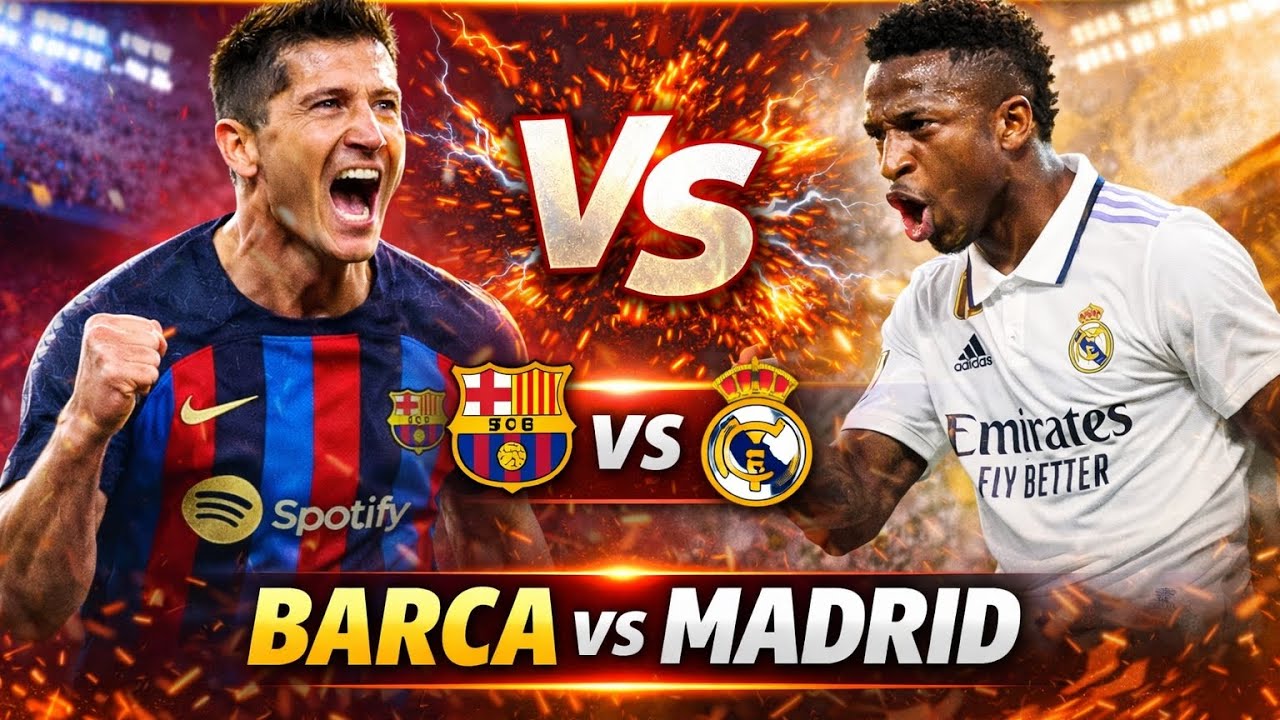 eFootball 2026 🔥 Barcelona vs Real Madrid | El Clasico Gameplay & Goals