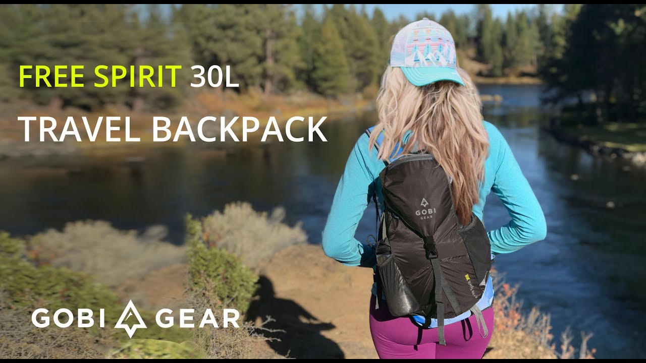 Gobi Gear's Free Spirit Backpack - 30L, packable, and awesome