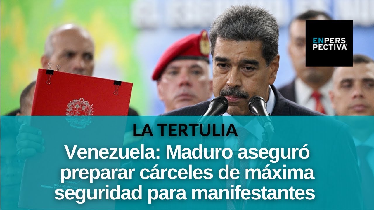 Maduro amenaza con recluir a manifestantes en cárceles de máxima seguridad