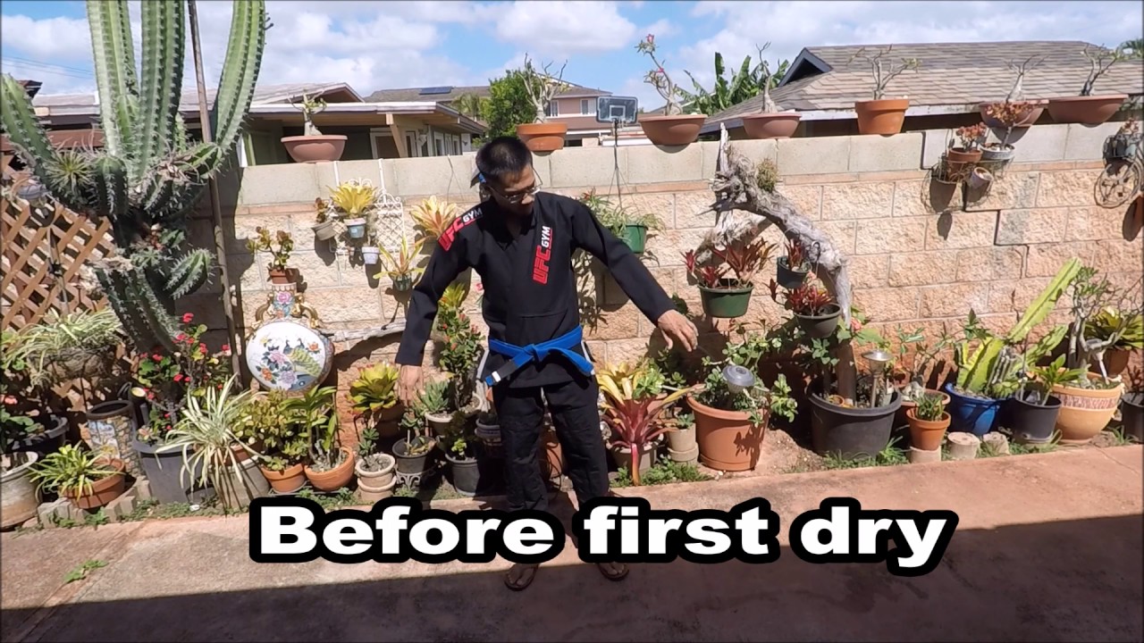 How to shrink your gi and how to care for your BJJ uniform
