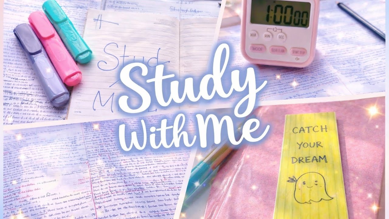  1 Hour study with me #study with me #study #studymotivation #studywithme #studyvlog 