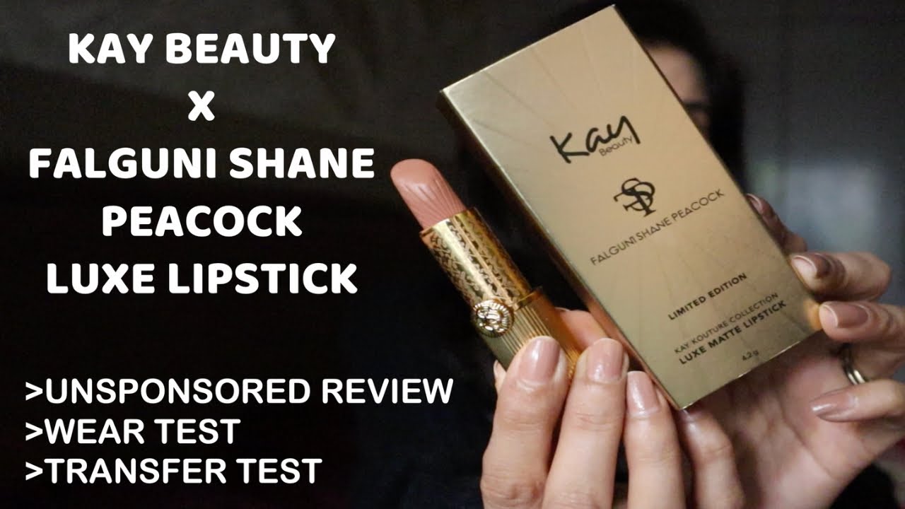 *НОВИНКА* KAY BEAUTY X FALGUNI SHANE PEACOCK LUXE MATTE LIPSTICK - НЕСПОНСИРУЕМЫЙ ОБЗОР С ТЕСТОМ ...