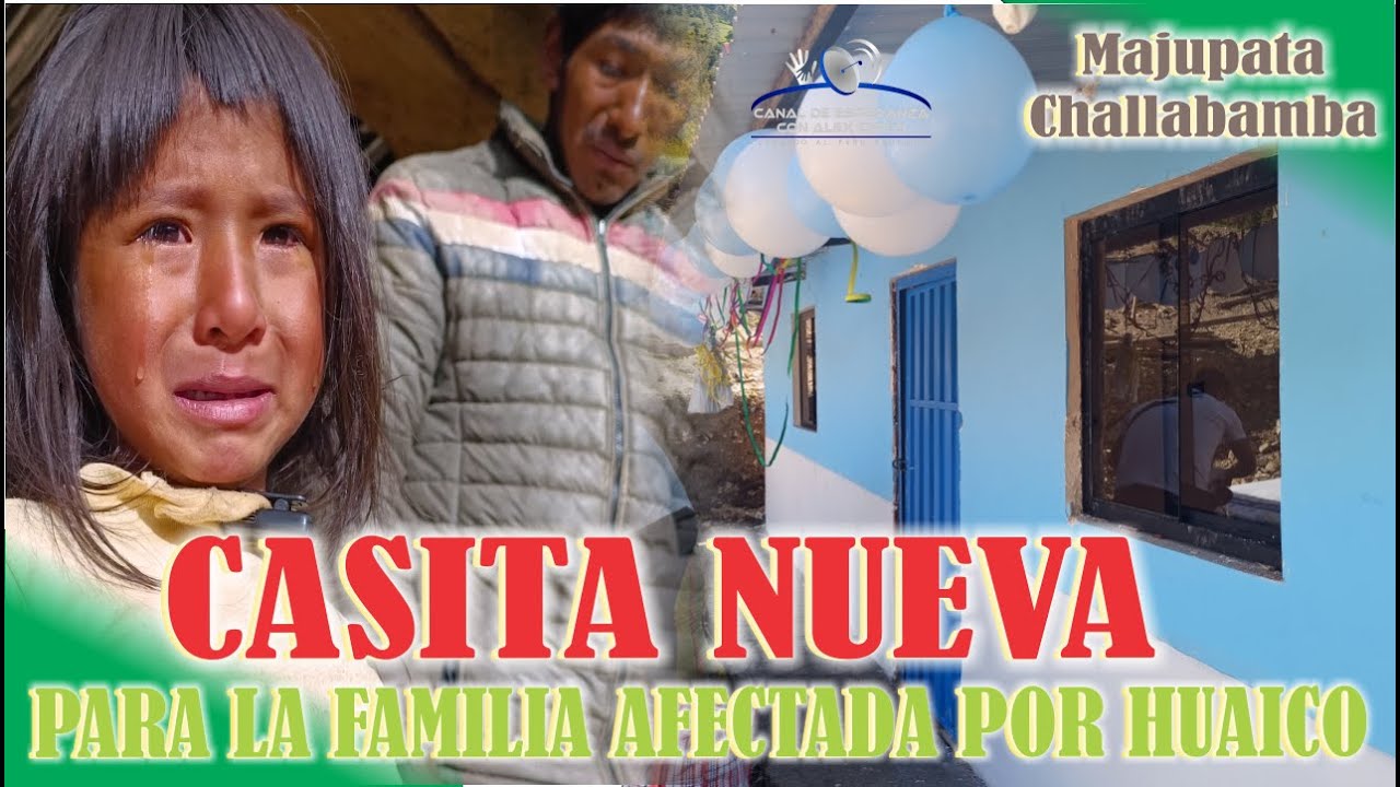 REGALAMOS UNA CASITA PARA LOS AFECTADOS