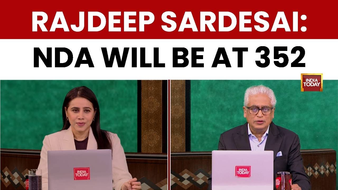 Rajdeep Sardesai Reveals Mood Of The Nation Poll: NDA Projected To Win 352 Seats If Polls Held Today