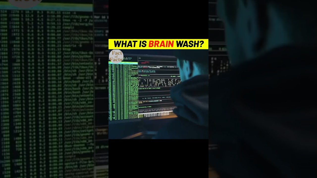 What is brain wash. // #factoffacts #facts #amazingfacts #brainwash