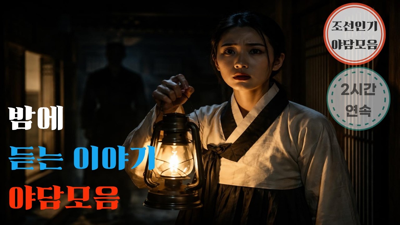 [야담] 밤에 들으면 소름 돋는 조선 야담 모음 (2시간)  조선야담 l 오디오북 l 옛날이야기 l 인기야담 l 잠자기전