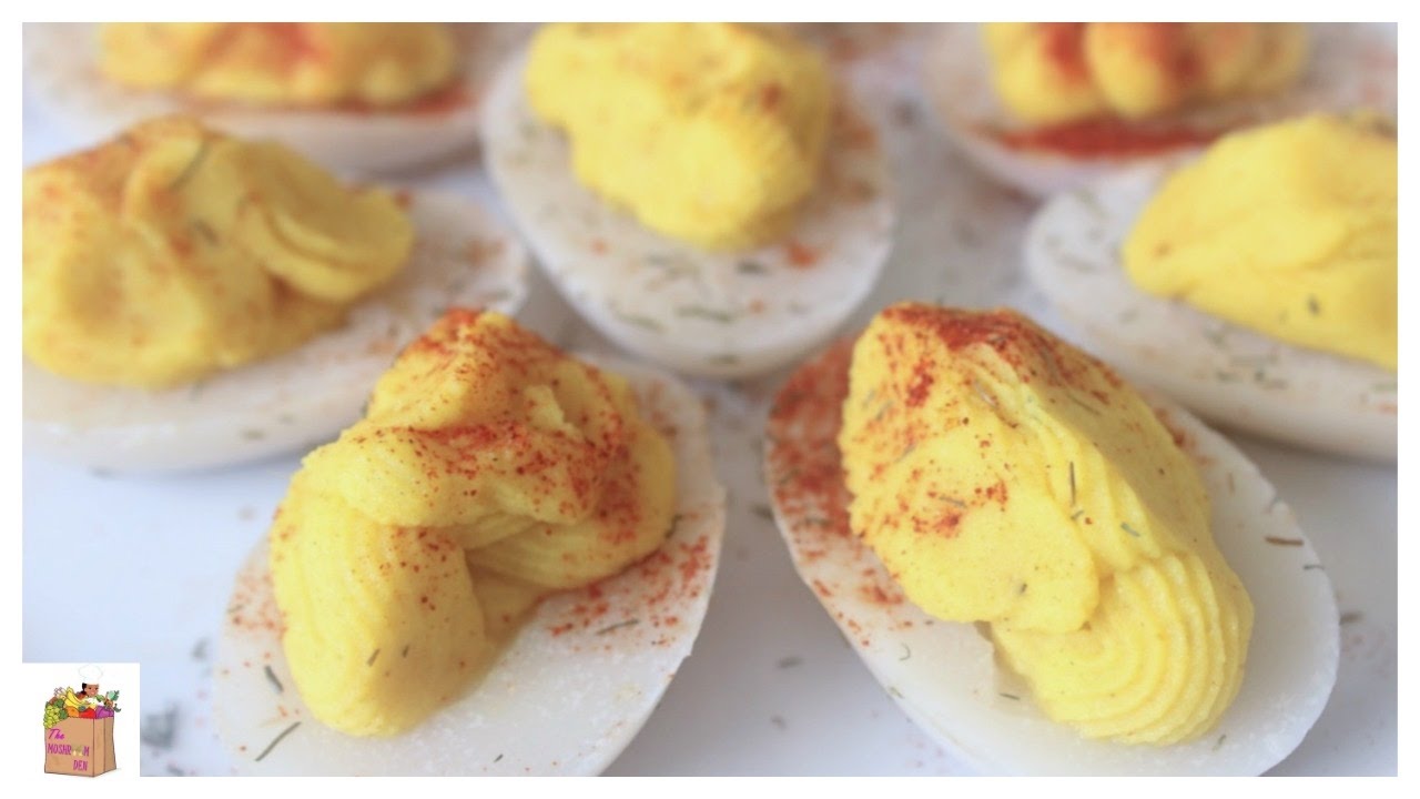 Deviled Eggs (Vegan) | The Mushroom Den