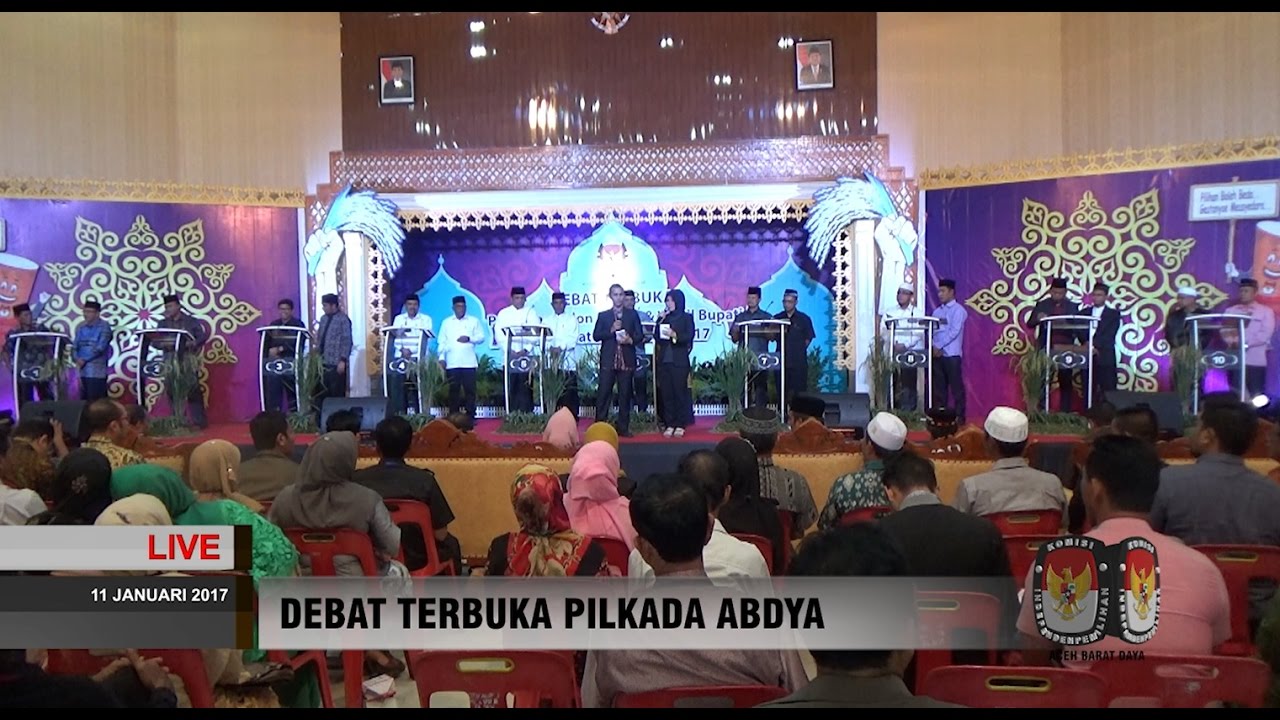 TANYA JAWAB , TANGGAPAN DAN MENANGGAPI (BAGIAN 1) Debat Calon Bupati-Wakil Bupati Abdya