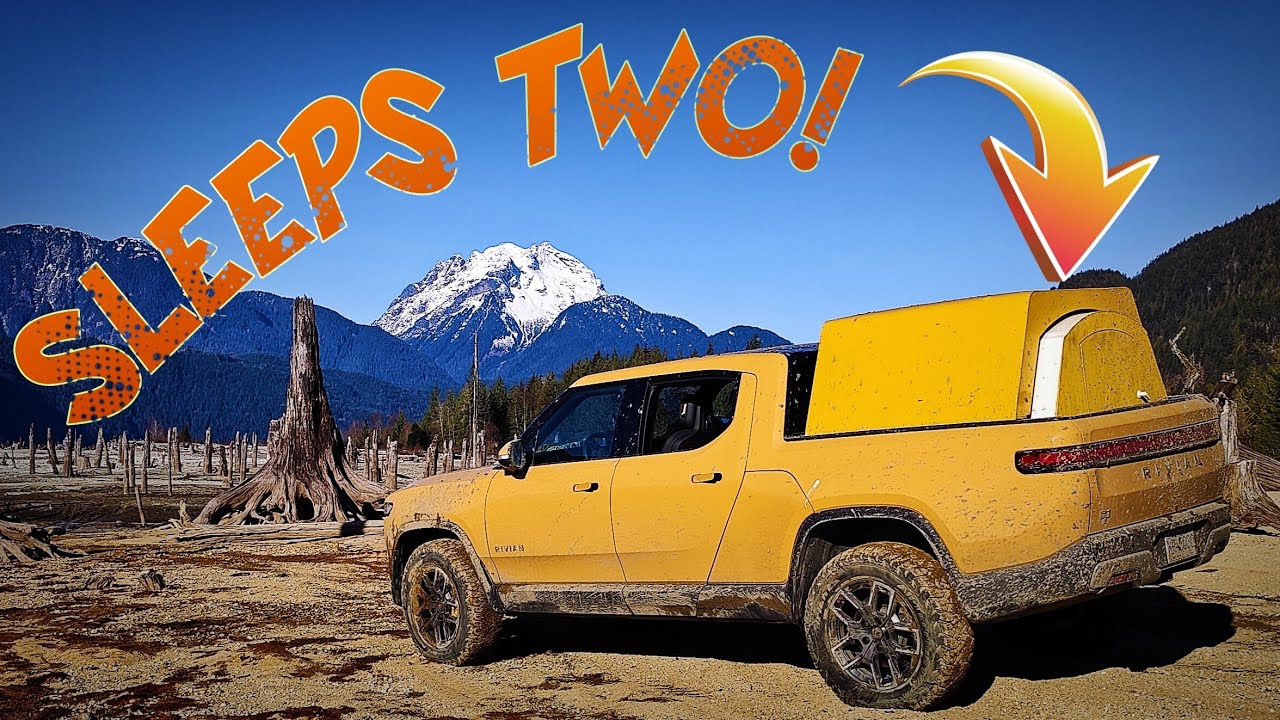 RIVIAN R1T Extending Sleeper Canopy Build!
