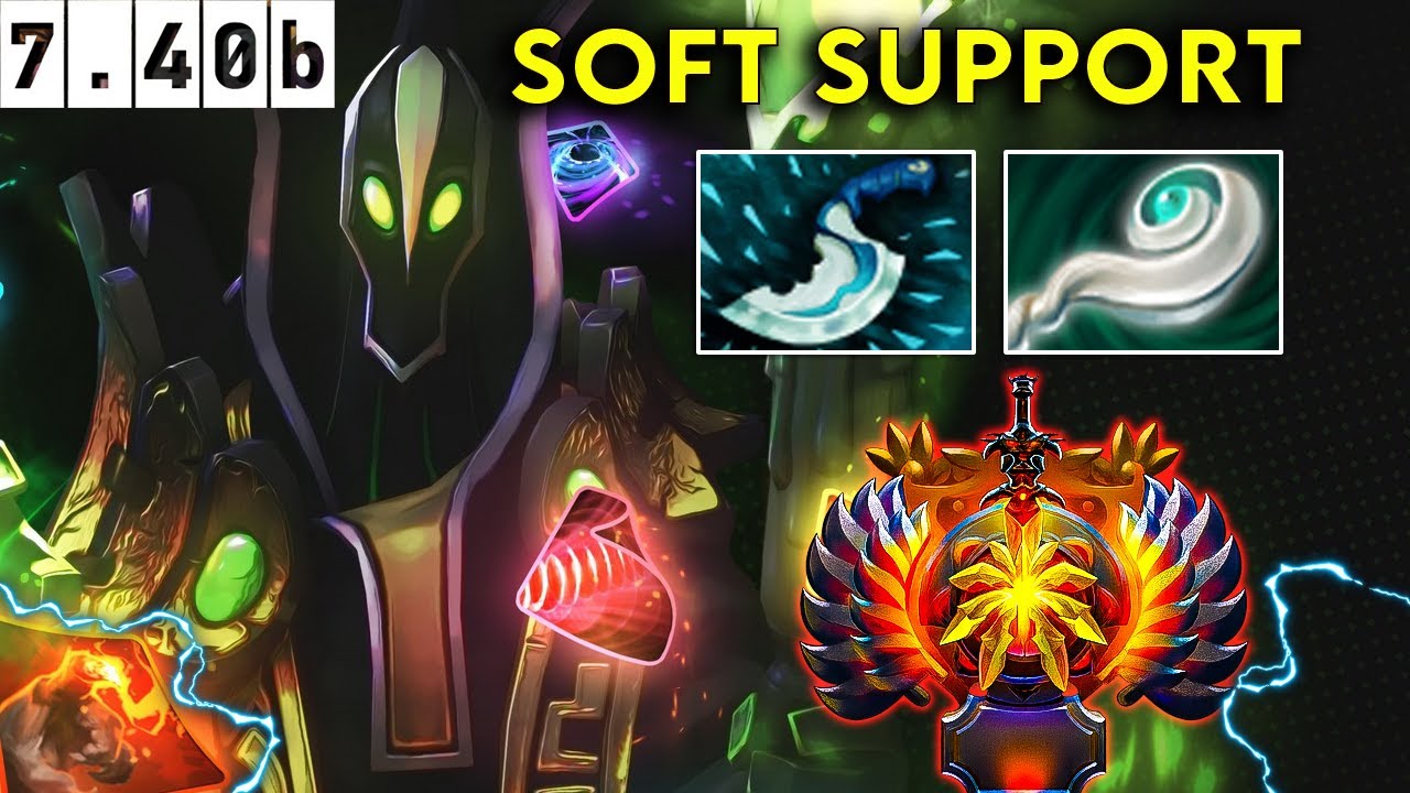 Rubick Immortal Soft Support - Dota 2 Patch 7.40b Pro Pub Gameplay