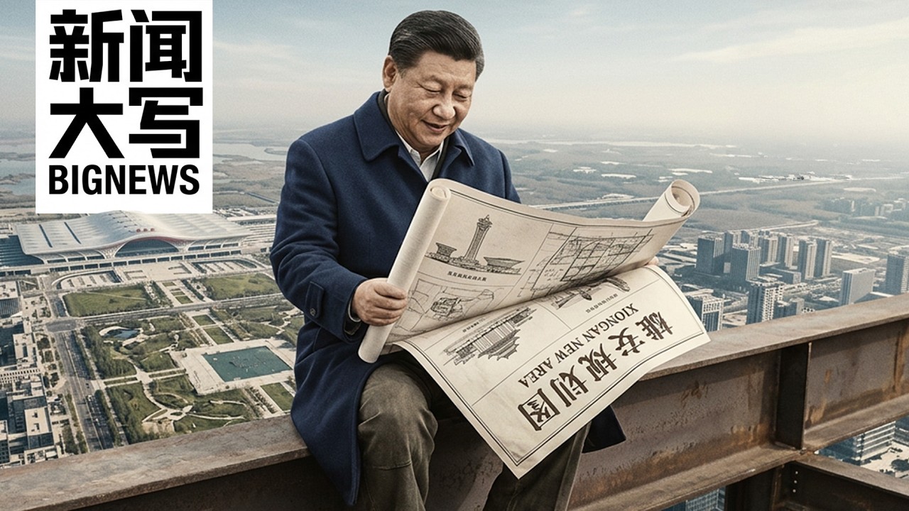 雄安2026：万亿输血的未来之城与抵抗——习近平能赢过经济规律吗？20260227【新闻大写】